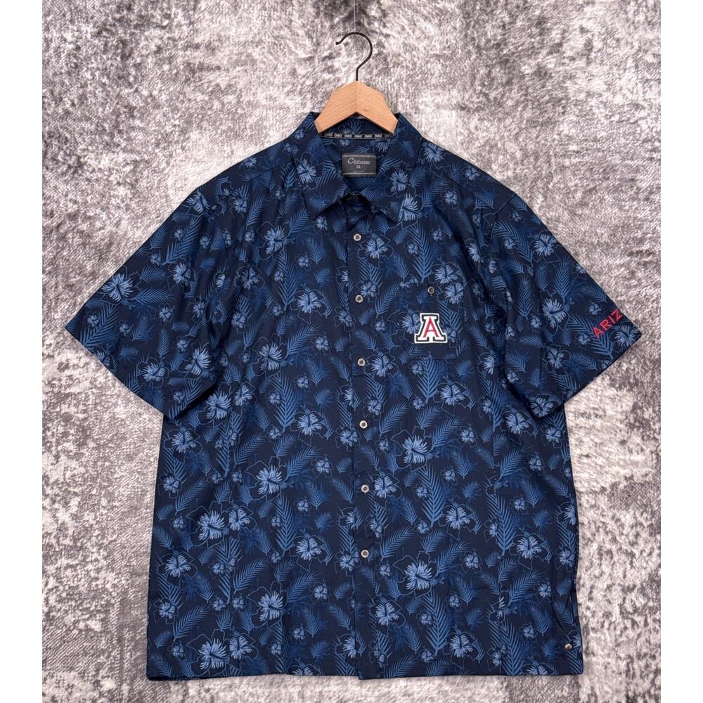 New Chiliwear Hawaiian Shirt XL Mens University Of Arizona Wildcats Floral